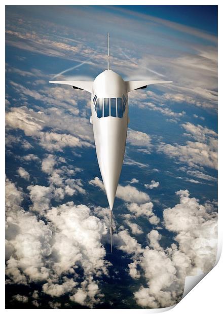 Concorde going for it Print by Gary Eason