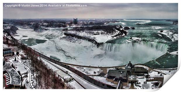 The Water Falls of Niagara Print by K7 Photography