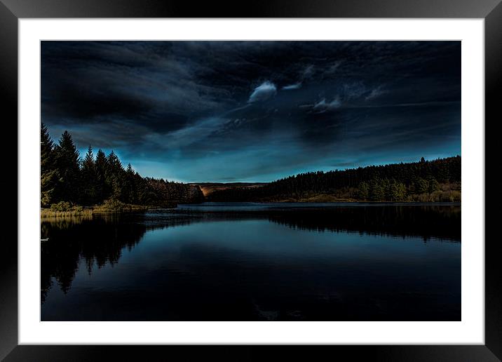 The Haunting Lake Osmotherly Framed Mounted Print by Paul Harrow