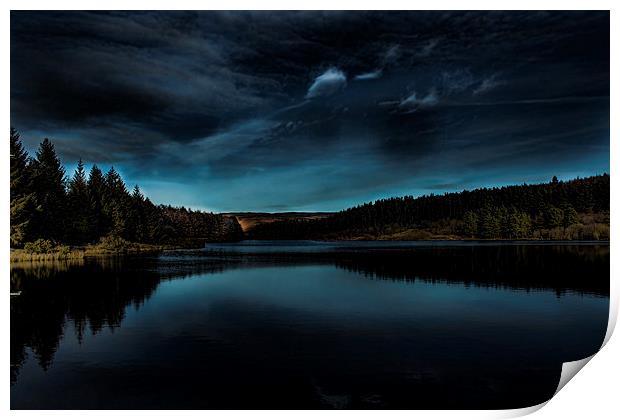 The Haunting Lake Osmotherly Print by Paul Harrow