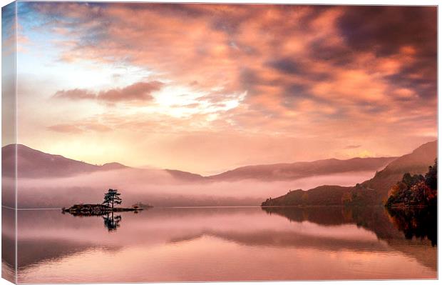 Glenridding Sunrise Canvas Print by Dave Hudspeth Landscape Photography