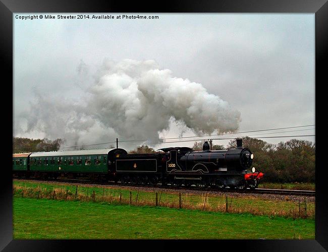 The Greyhound Framed Print by Mike Streeter