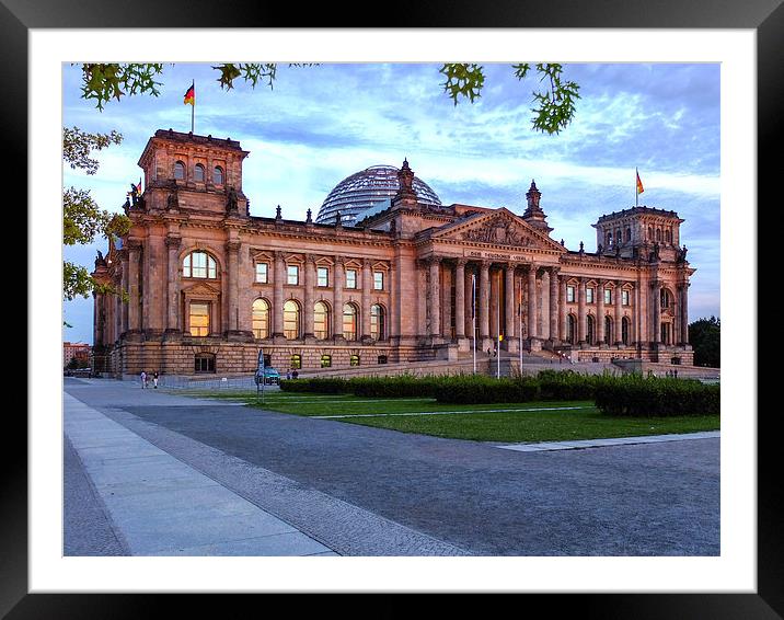 Berlin Old Parliament Building Framed Mounted Print by Jan Venter