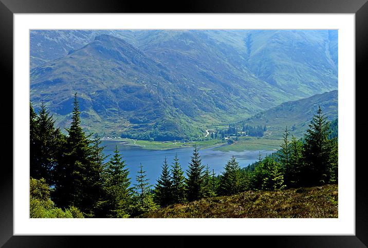 Loch Druich 2 Framed Mounted Print by Pat Carroll