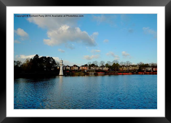 Roath Park 2 Framed Mounted Print by Richard Parry