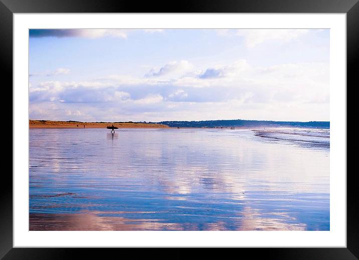 Saunton Sands Framed Mounted Print by Alexia Miles