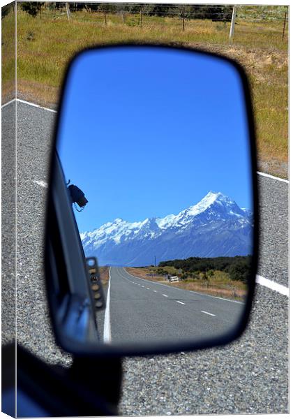 Reflection of Mount Cook Canvas Print by Jon Moss