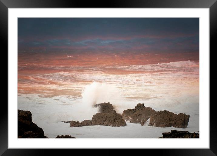 Passionate Waves Framed Mounted Print by Alexia Miles
