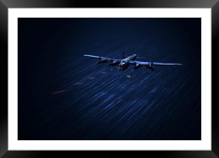 The Bouncing Bomb Framed Mounted Print by J Biggadike
