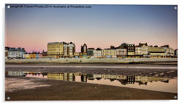 Margate by the sea Acrylic by Thanet Photos
