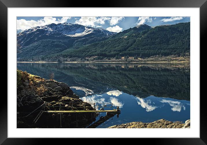 Loch Duich View Framed Mounted Print by Jacqi Elmslie