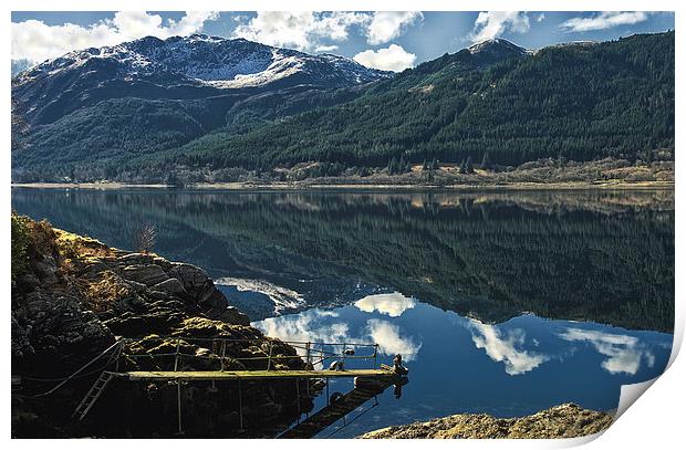 Loch Duich View Print by Jacqi Elmslie