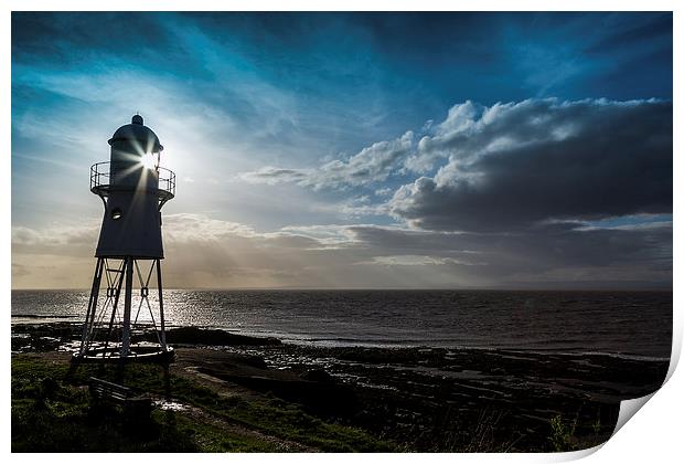 Black Nore lighthouse Print by Simon West