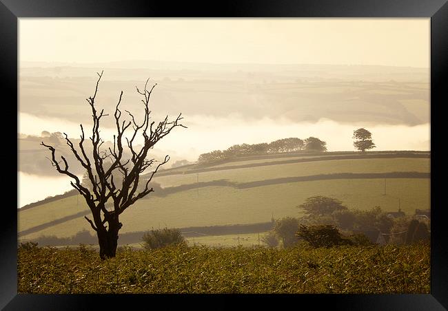 On Winsford Hill Framed Print by Nick Pound