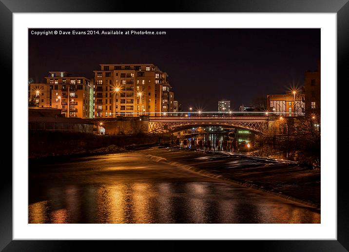 Crown Point Bridge Framed Mounted Print by Dave Evans