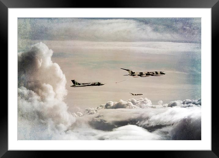 607 Refuelling Framed Mounted Print by J Biggadike