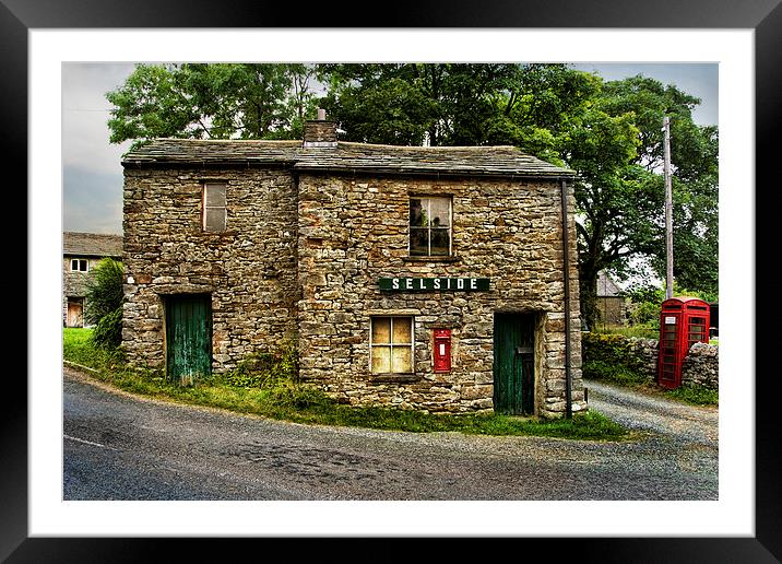 Selside Post Offfice Yorkshire dales Framed Mounted Print by Eddie John