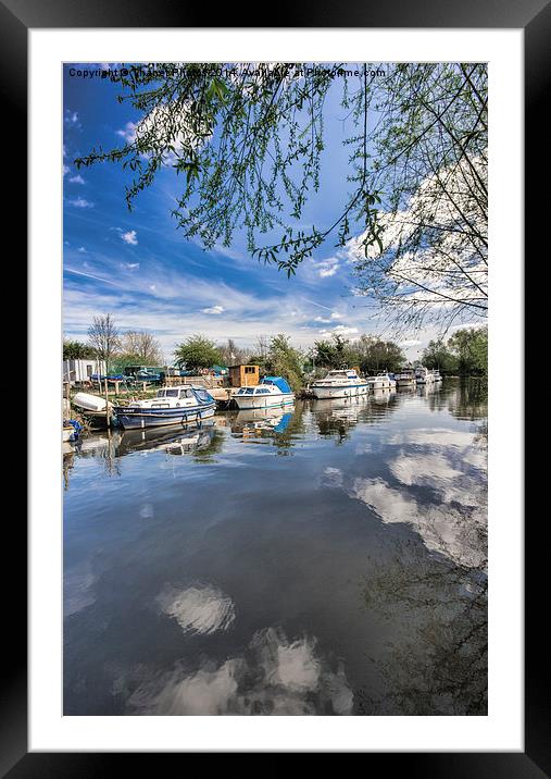 River view Framed Mounted Print by Thanet Photos