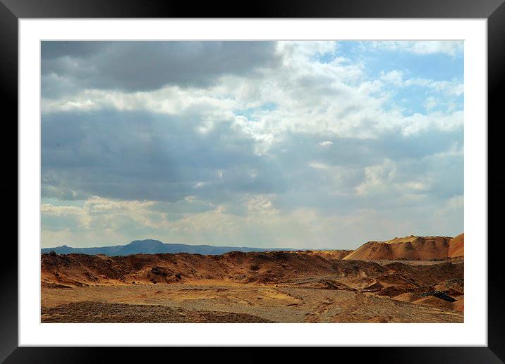 Old Sand Quarry Framed Mounted Print by Jacqueline Burrell