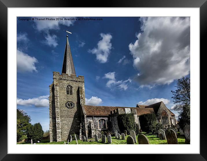 St Marys Church Framed Mounted Print by Thanet Photos