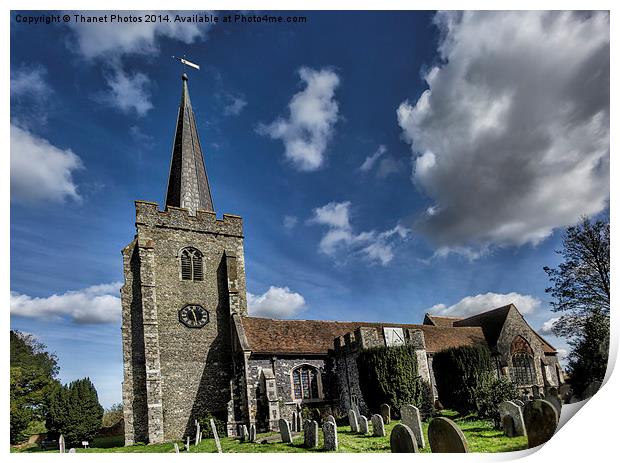 St Marys Church Print by Thanet Photos