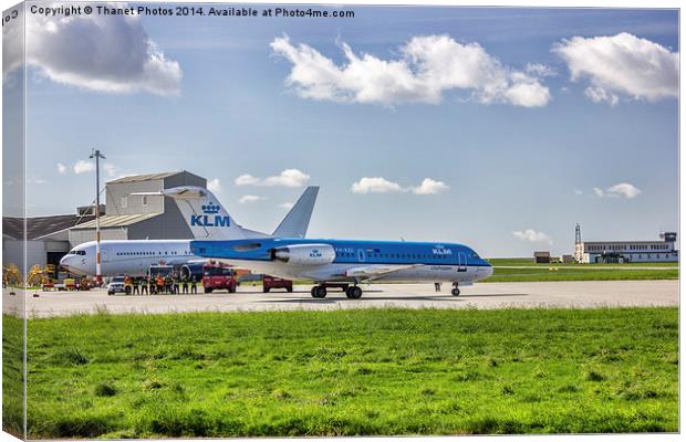 Last KLM fight Canvas Print by Thanet Photos