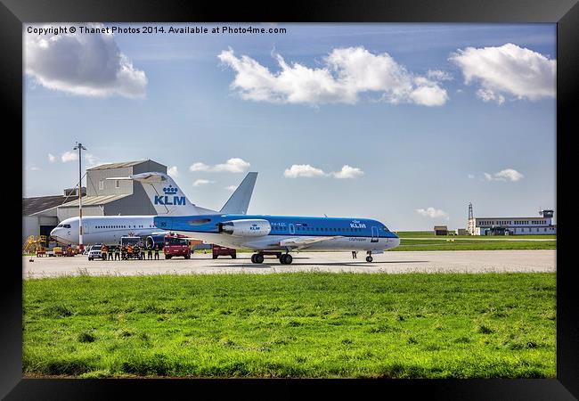 Last KLM fight Framed Print by Thanet Photos