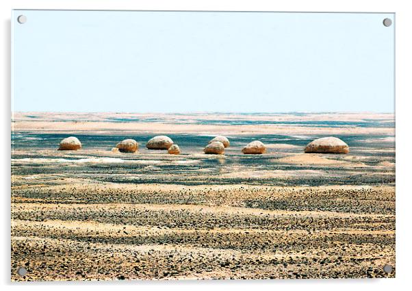 On the Way to Siwa Acrylic by Jacqueline Burrell