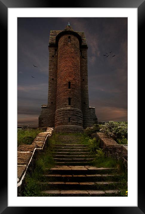 The Tower Framed Mounted Print by Eddie John