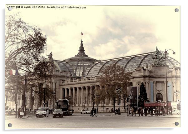 The Grand Palais Paris Acrylic by Lynn Bolt