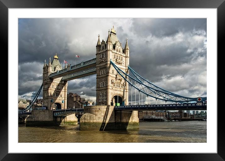 Tower Bridge - London Framed Mounted Print by Stephen Wakefield