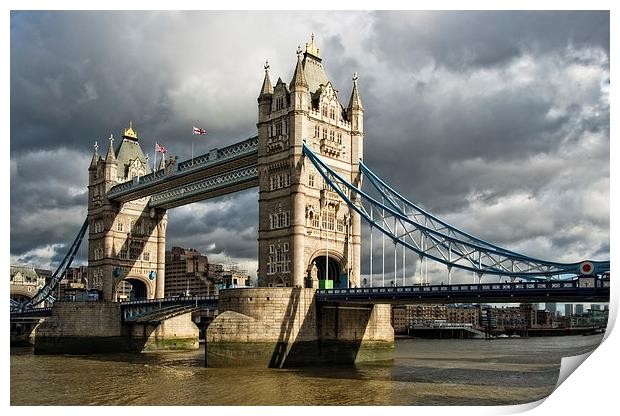 Tower Bridge - London Print by Stephen Wakefield