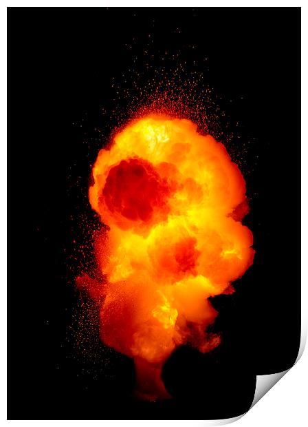 Explosion Print by Shane Lewis