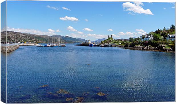Kyleakin Harbour Canvas Print by Pat Carroll