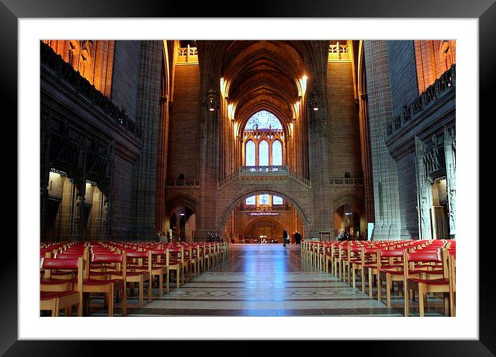 The Anglican Cathedral Liverpool Framed Mounted Print by Kevin Murray