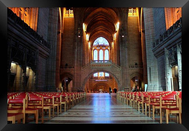 The Anglican Cathedral Liverpool Framed Print by Kevin Murray
