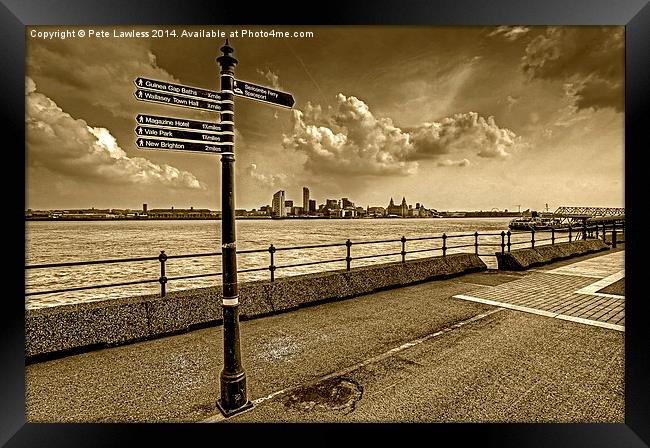 Seacombe Framed Print by Pete Lawless