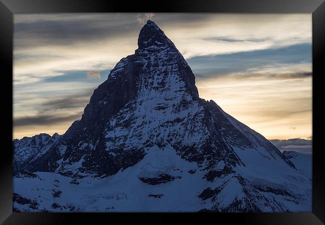 Matterhorn Sunset Framed Print by James Grant