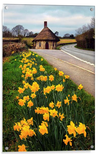 Chard Round House Acrylic by Darren Galpin