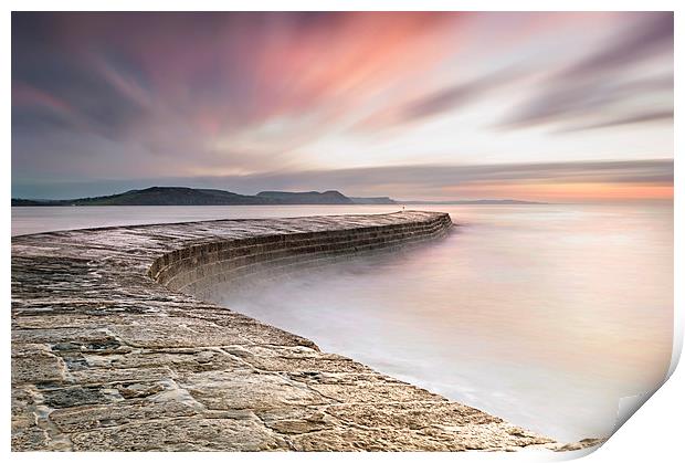 Dawn at the Cobb Print by Chris Frost