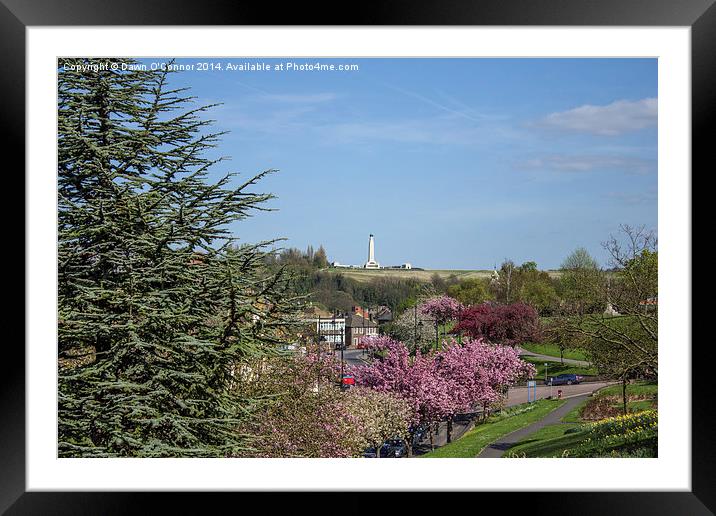 War Memorial Chatham Framed Mounted Print by Dawn O'Connor