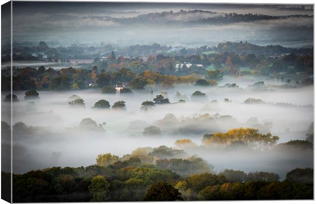 Foggy Morning 2 Canvas Print by Iksung Nah