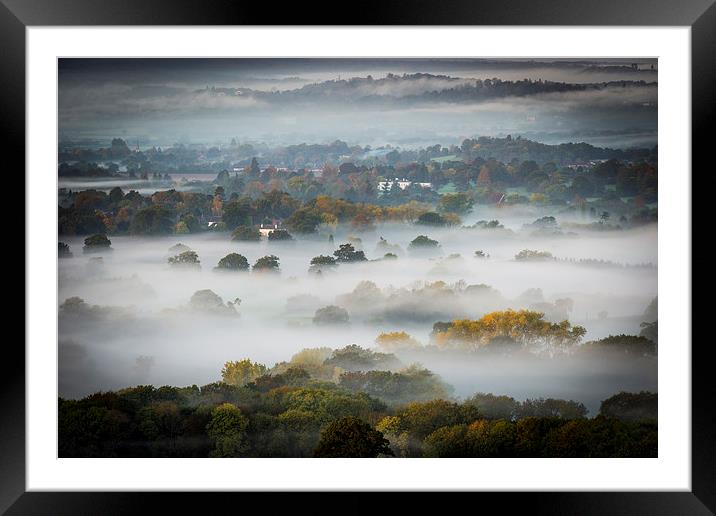 Foggy Morning 2 Framed Mounted Print by Iksung Nah