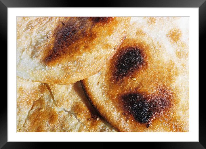 Unleavened bread Framed Mounted Print by richard pereira