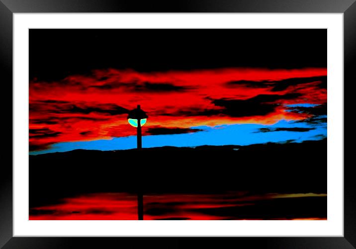 Sunset extreme Framed Mounted Print by Kevin Murray