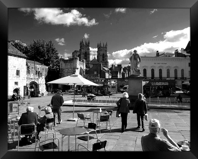 York Exhibition Square Framed Print by Robert Gipson