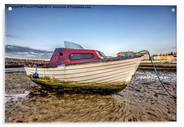 Harbour boat Acrylic by Thanet Photos