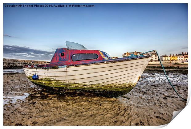 Harbour boat Print by Thanet Photos