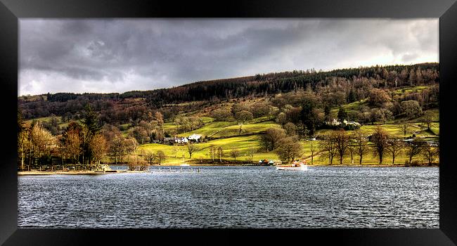 Coniston Water Framed Print by Tom Gomez