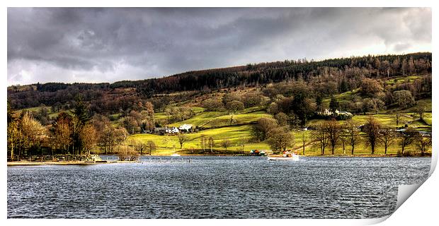 Coniston Water Print by Tom Gomez